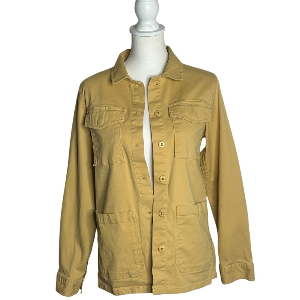 Anthropologie Sanctuary Butter Yellow Chore Coat Lightweight
Utility Barn Sz S